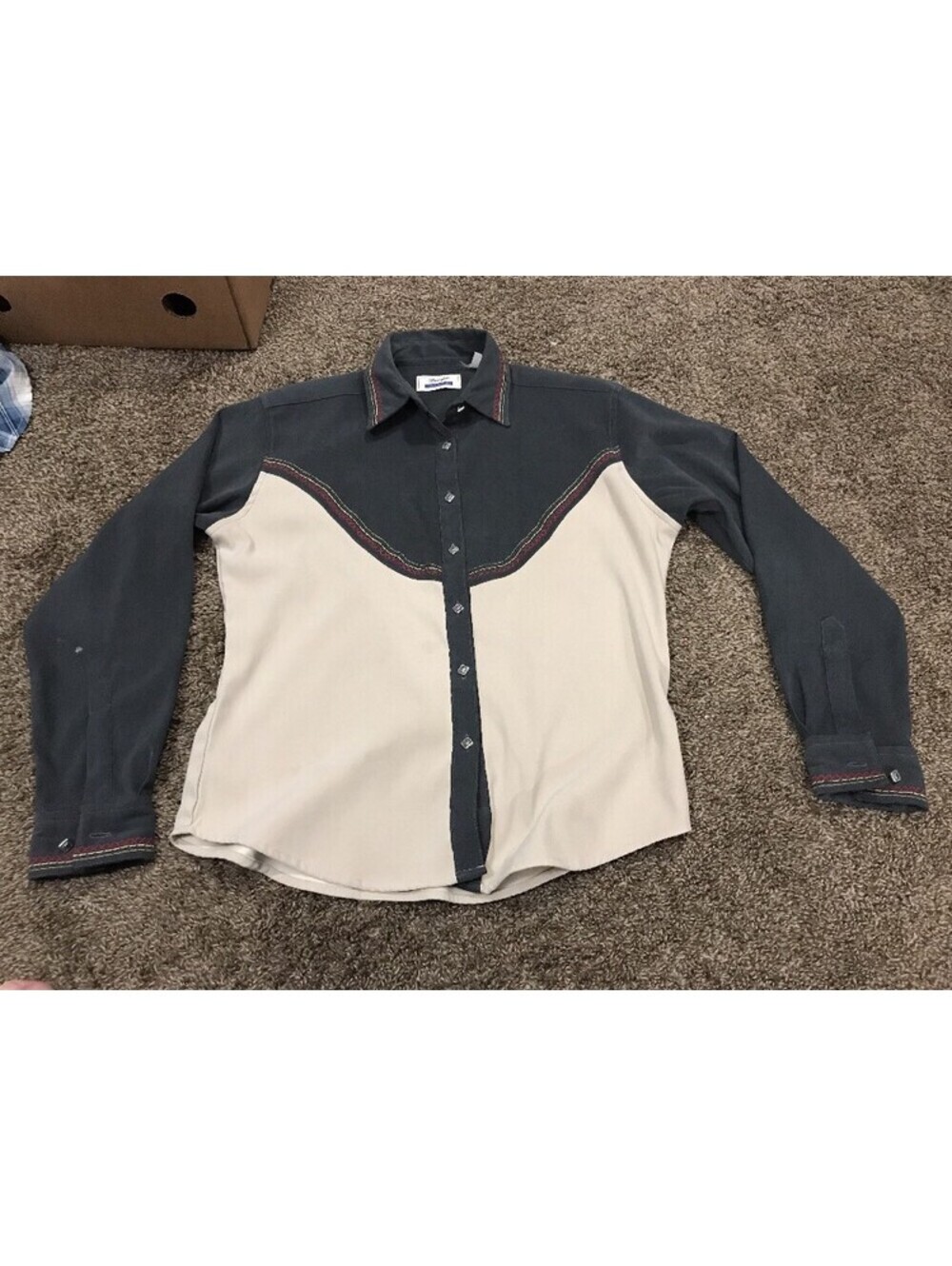 Men's Wrangler Riata Western Cowboy Rodeo Shirt Long Sleeve Square Button